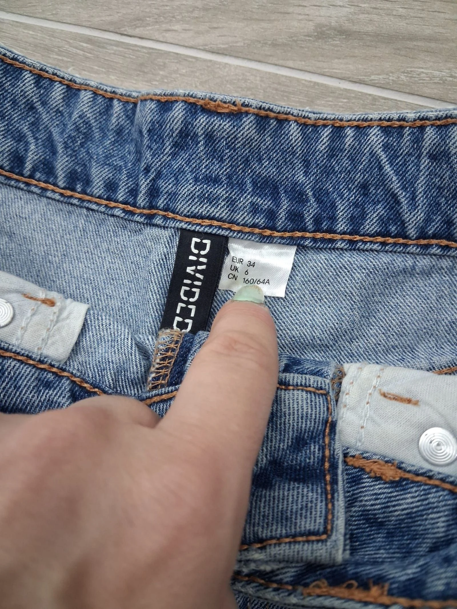 Shorts vaqueros H&M Divided tiro alto talla 34 – photo 8
